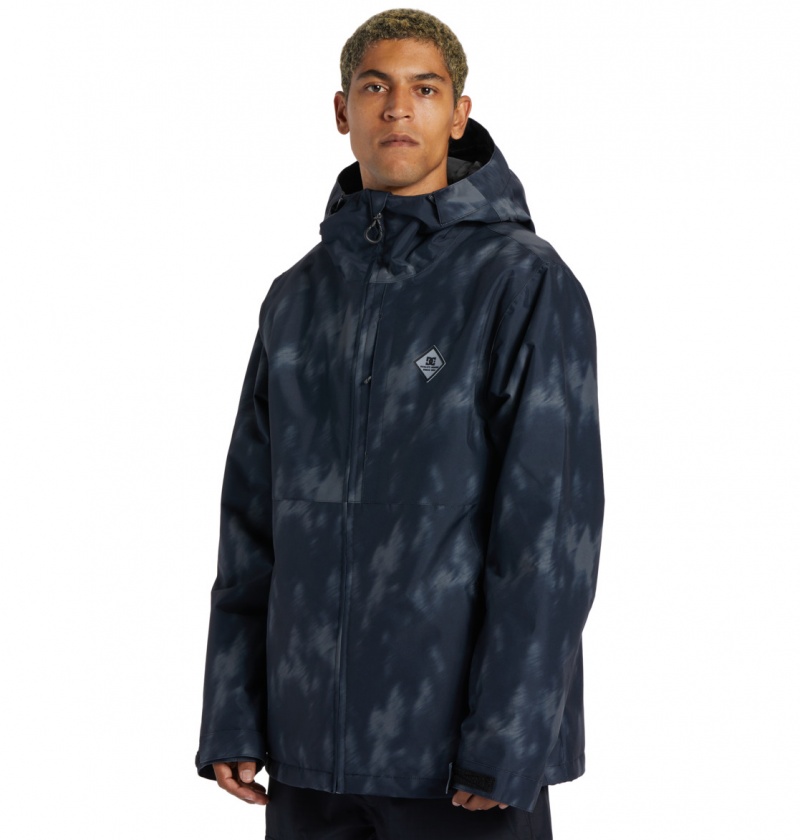 Black Tree Runs DC Shoes Basis Print - Technical Snow Jacket | 108DTWCYG