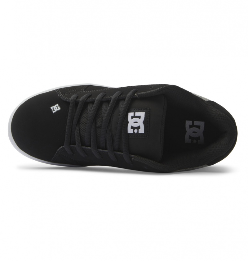 Black / Battleship / Armor DC Shoes Net - Leather Shoes | 082HZBIWM