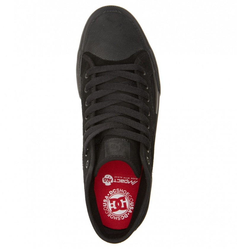 Black / Battleship / Black DC Shoes Manual Hi RT S - High-Top Skate Shoes | 091MQZEBJ