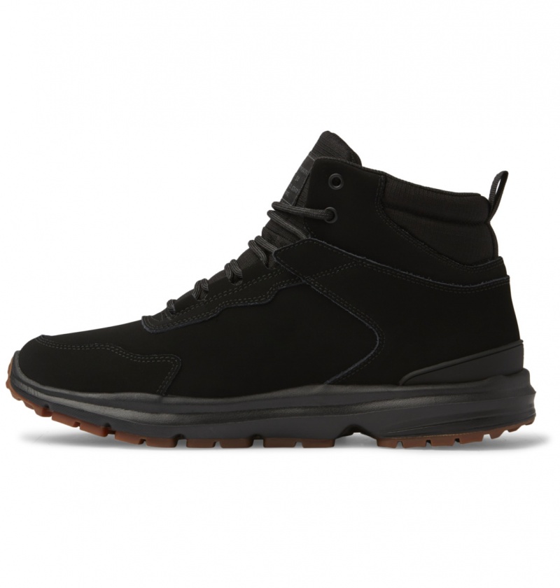 Black / Black / Black DC Shoes Mutiny - Leather Boots | 071DPUXMY