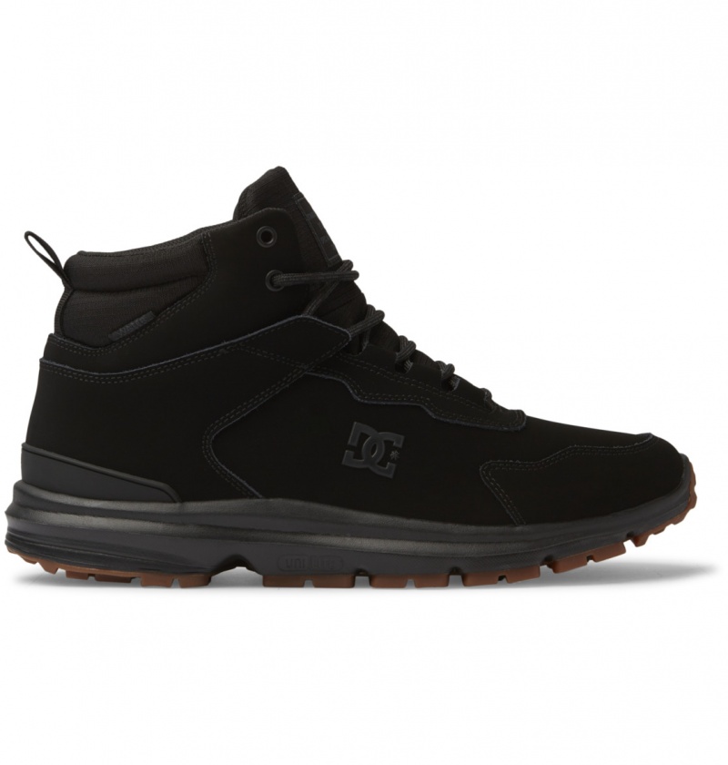 Black / Black / Black DC Shoes Mutiny - Leather Boots | 071DPUXMY