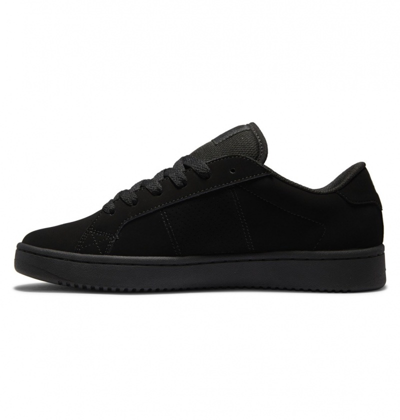 Black / Black / Black DC Shoes Striker - Leather Shoes | 469FXSAPT