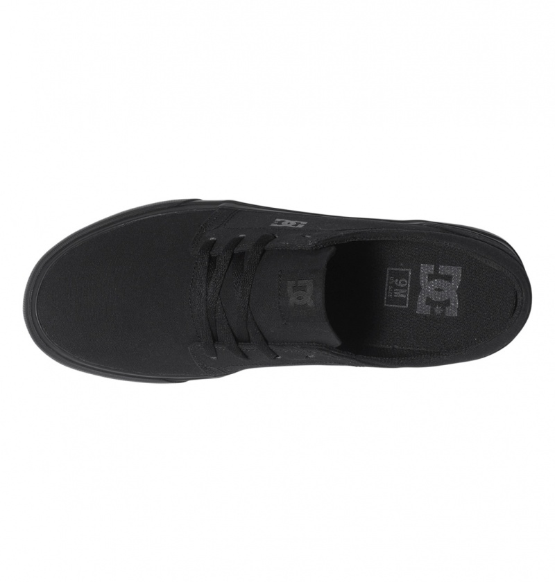 Black / Black / Black DC Shoes Trase Tx - Shoes | 836BQZWOF