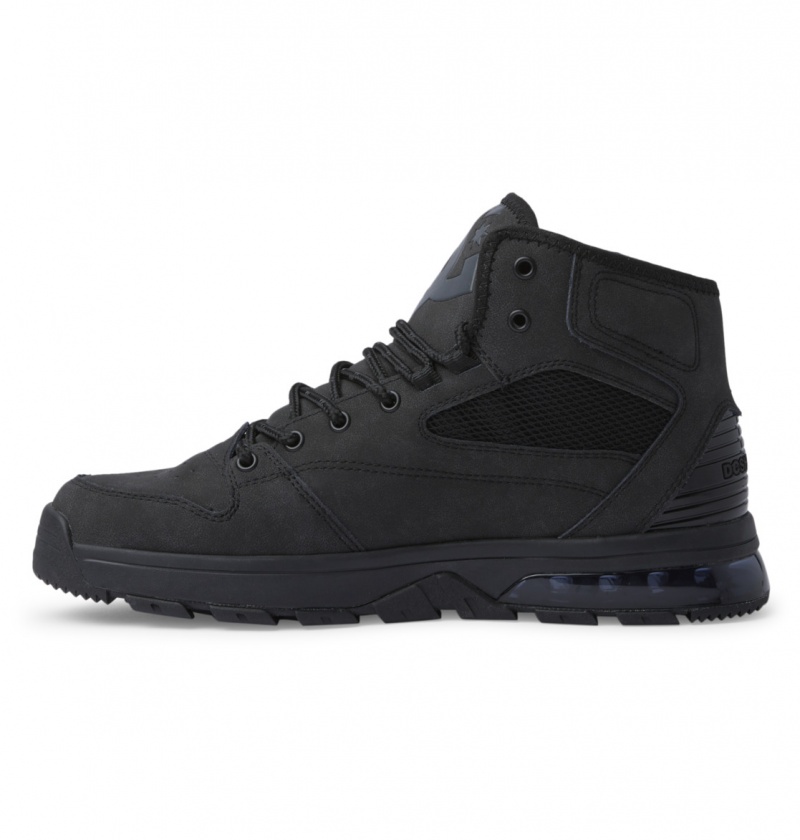 Black / Black / Black DC Shoes Versatile Hi WR - Lace-Up Boots | 196GUHMEK