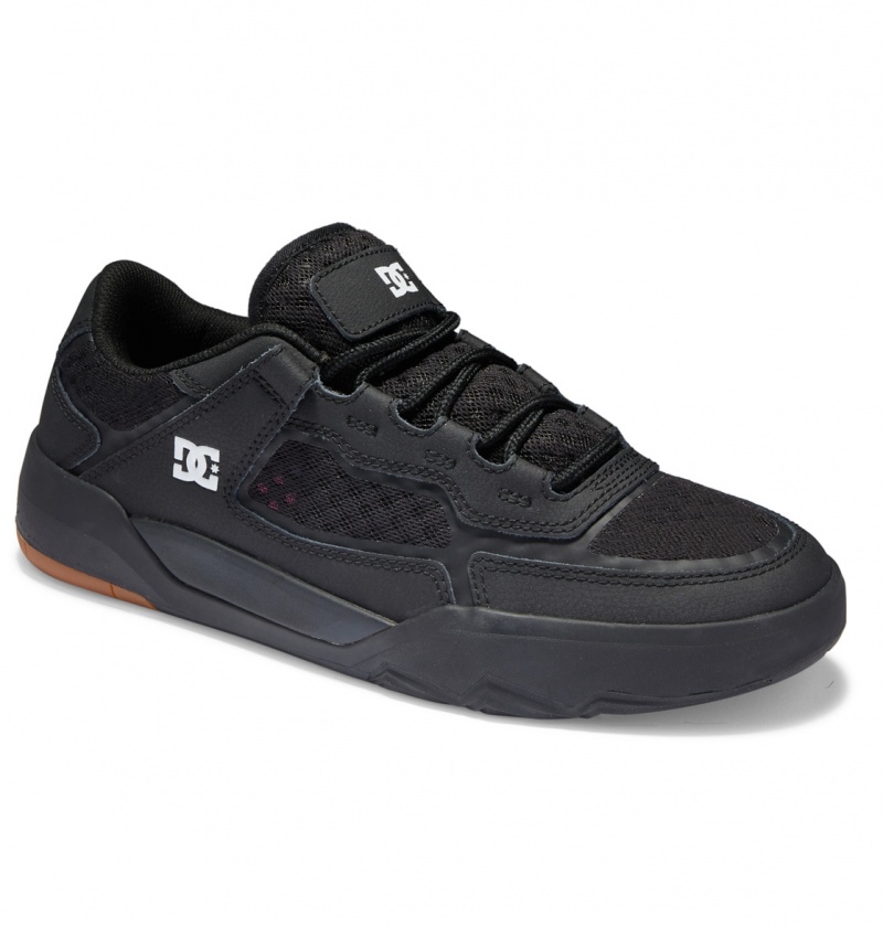 Black / Black / Gum DC Shoes DC Metric - Leather Shoes | 930XBNJRY