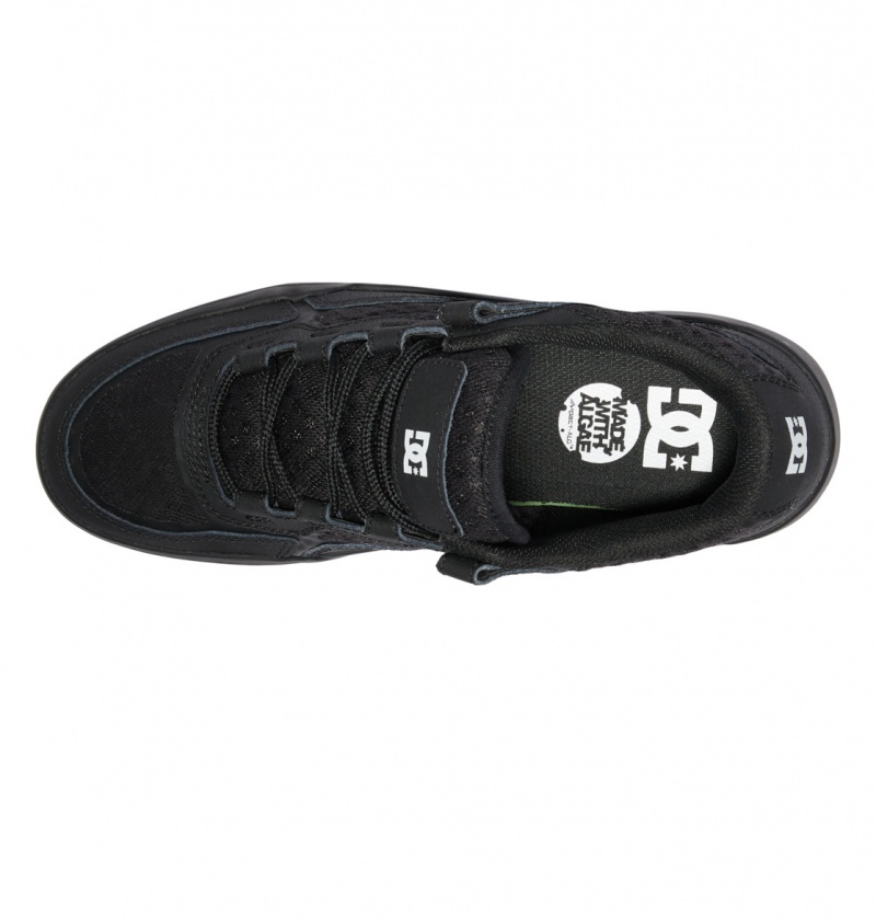 Black / Black / Gum DC Shoes DC Metric - Leather Shoes | 930XBNJRY