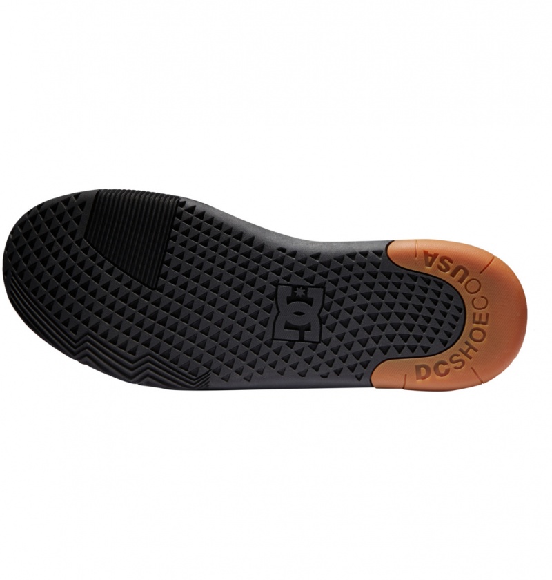 Black / Black / Gum DC Shoes DC Metric - Leather Shoes | 930XBNJRY