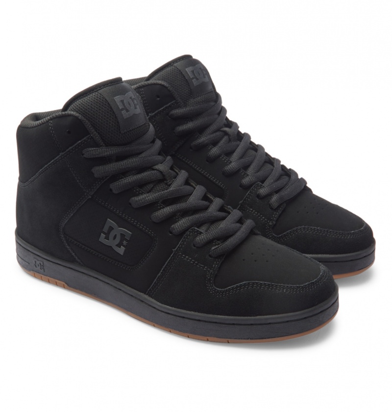 Black / Black / Gum DC Shoes Manteca 4 Hi - High-Top Shoes | 159JWIHSM