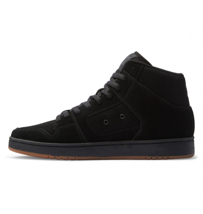 Black / Black / Gum DC Shoes Manteca 4 Hi - High-Top Shoes | 159JWIHSM