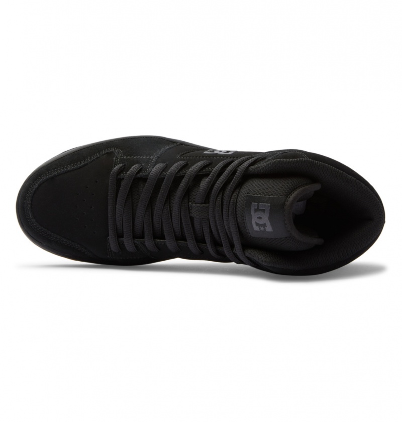 Black / Black / Gum DC Shoes Manteca 4 Hi - High-Top Shoes | 159JWIHSM