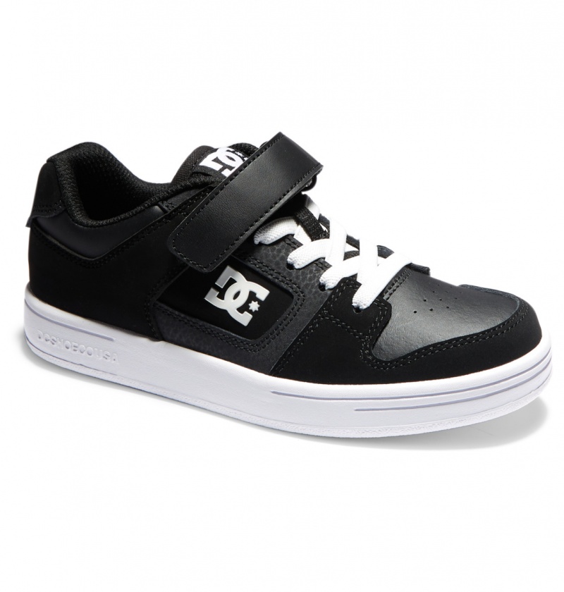 Black / Black / White DC Shoes Manteca 4 V - Shoes | 569HSWJTN