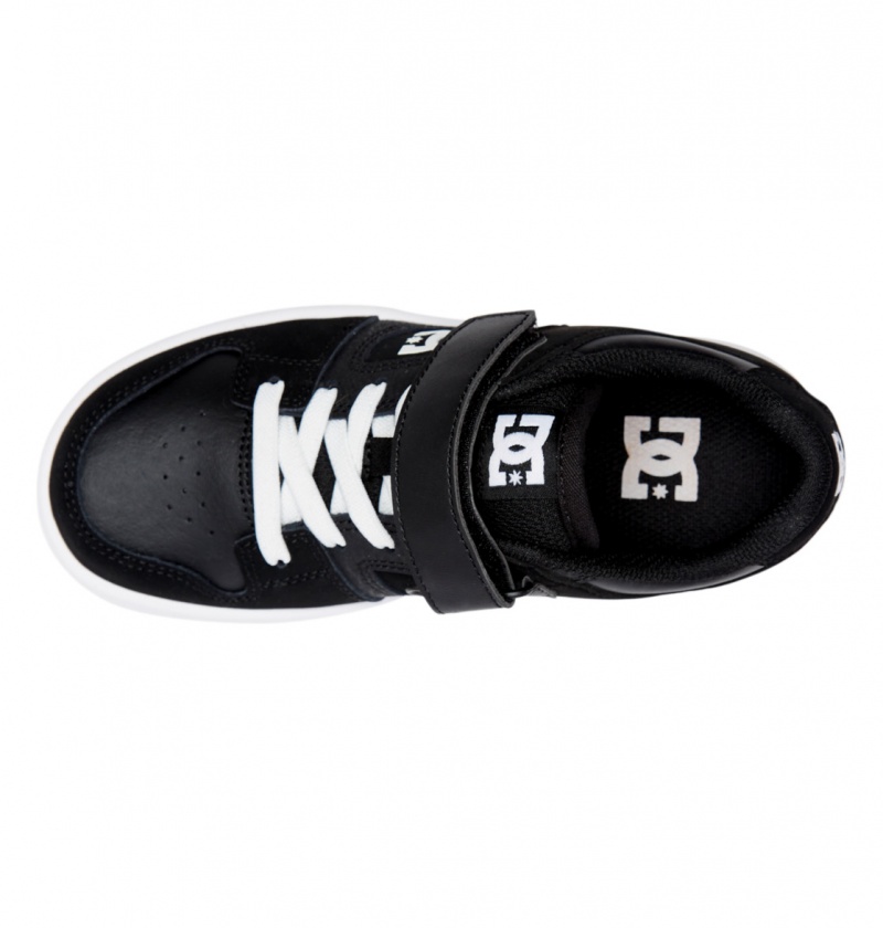 Black / Black / White DC Shoes Manteca 4 V - Shoes | 569HSWJTN