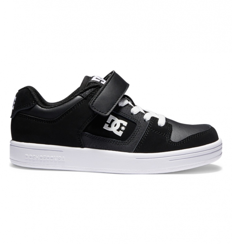 Black / Black / White DC Shoes Manteca 4 V - Shoes | 569HSWJTN