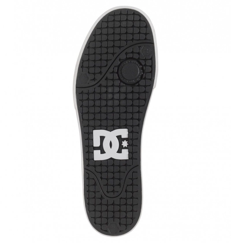 Black / Black / White DC Shoes Pure - Leather Shoes | 964IQTHCA