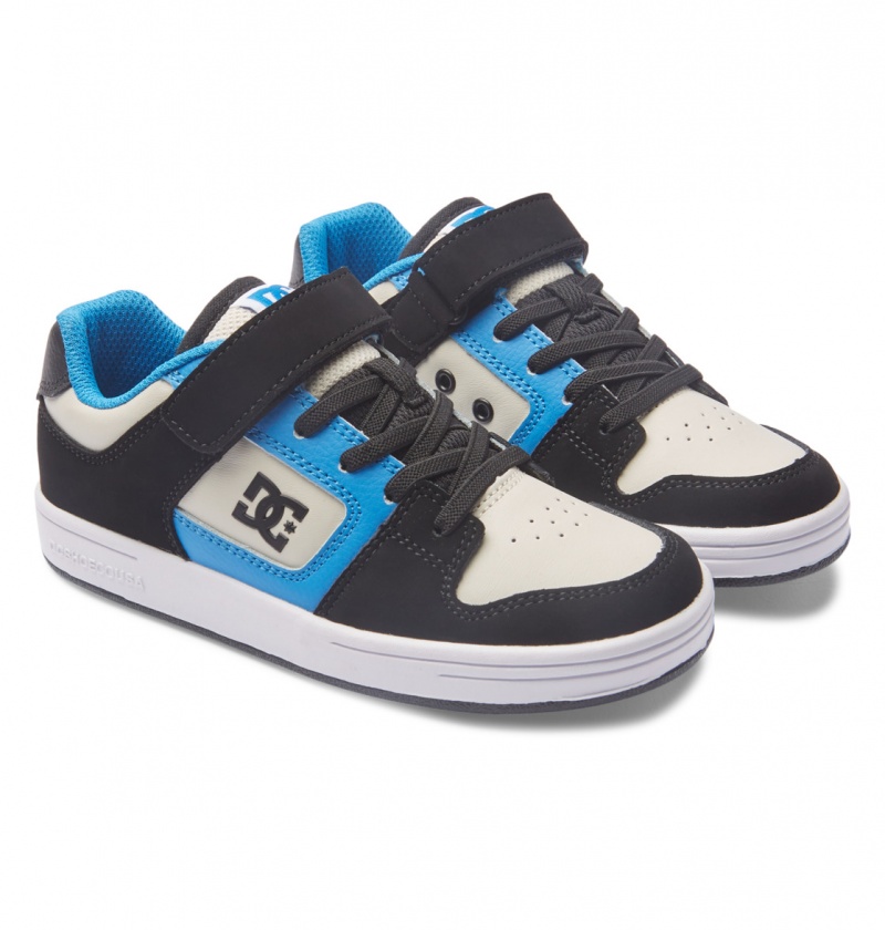 Black / Blue / Grey DC Shoes Manteca 4 V - Shoes | 283DJHEZP