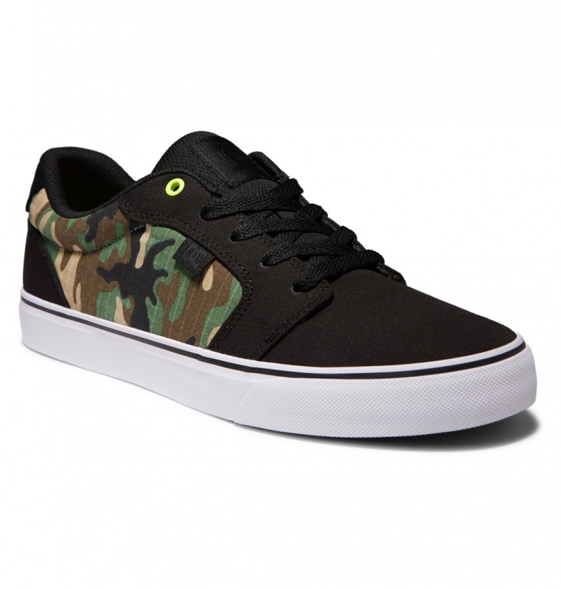 Black / Camo DC Shoes Anvil Tx Se - Shoes | 732DBFRQW