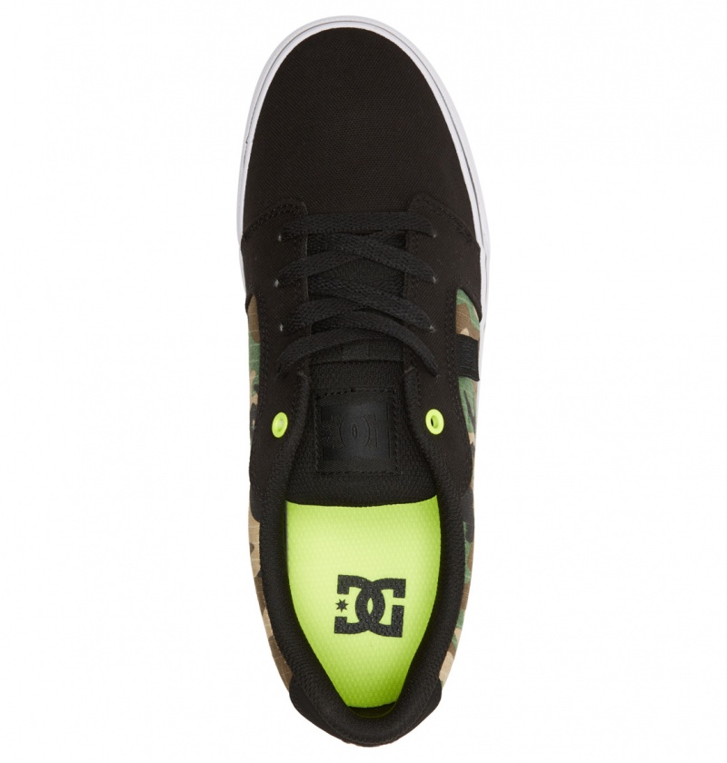 Black / Camo DC Shoes Anvil Tx Se - Shoes | 732DBFRQW