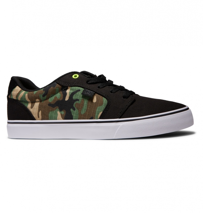 Black / Camo DC Shoes Anvil Tx Se - Shoes | 732DBFRQW