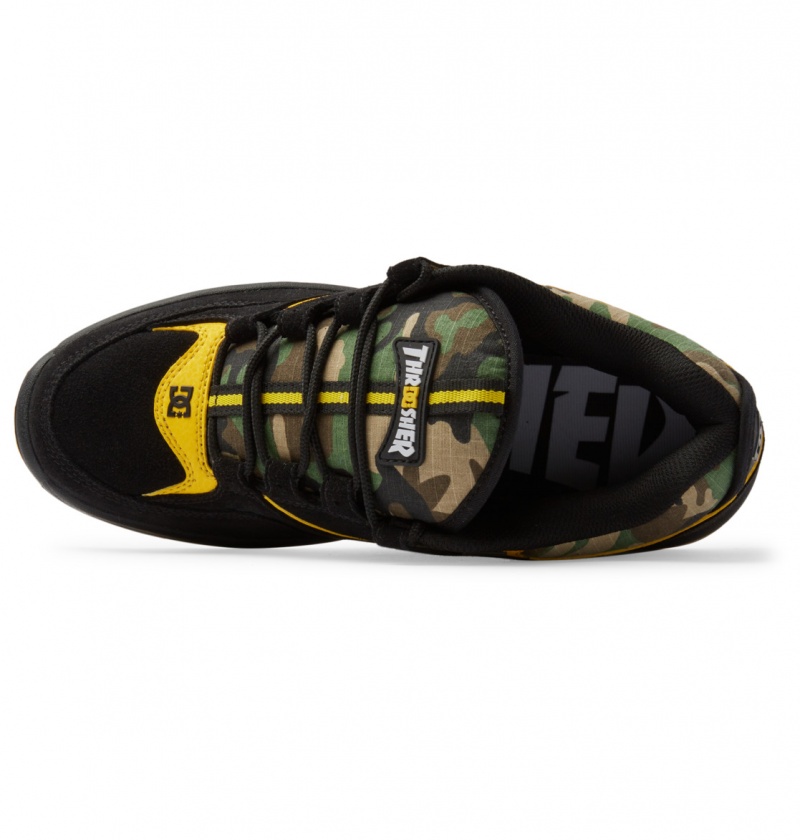 Black / Camo DC Shoes Kalynx Thrasher - Leather Shoes | 032RHTBOZ