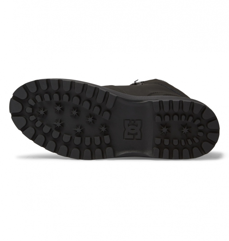 Black / Camo DC Shoes Peary Tr - Leather Boots | 036NAECFK