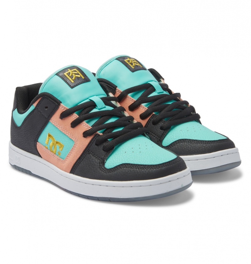 Black / Crazy Pink / Turquoise 2 DC Shoes Manteca 4 atmos - Shoes | 950MINRUC