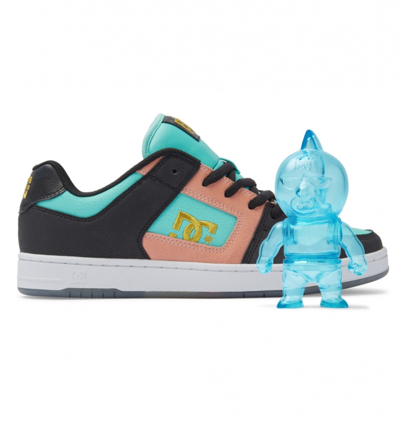 Black / Crazy Pink / Turquoise 2 DC Shoes Manteca 4 atmos - Shoes | 950MINRUC