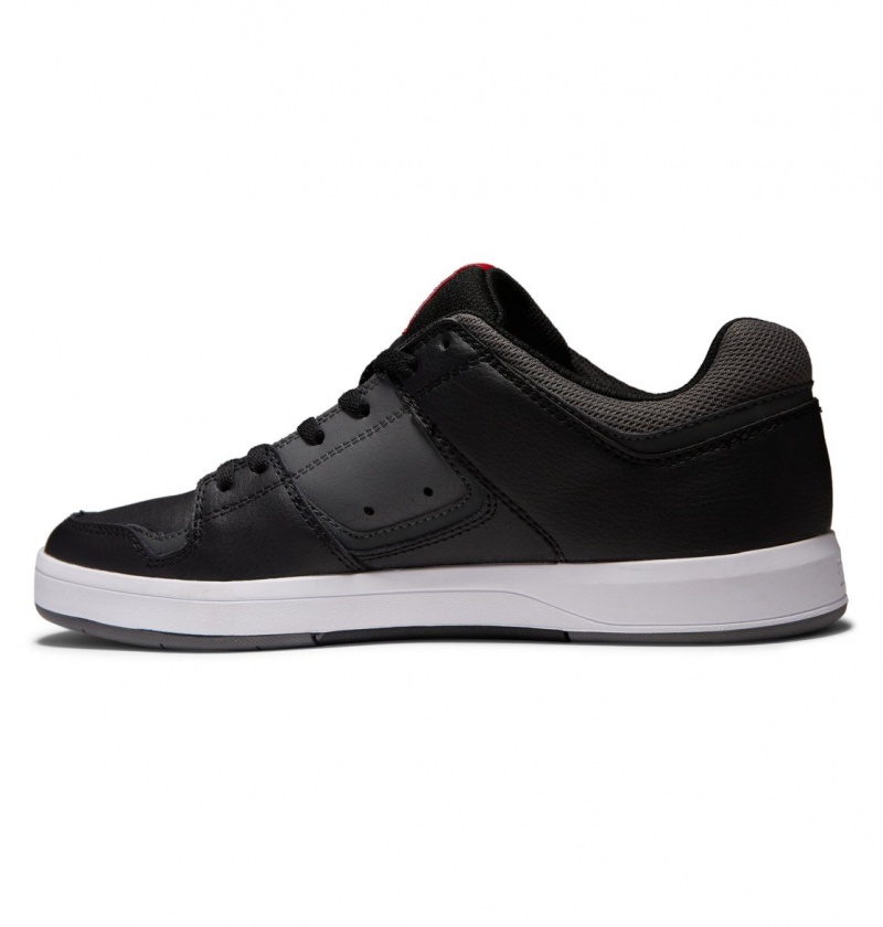 Black / Grey DC Shoes DC Cure - Leather Skate Shoes | 695AMJGOD