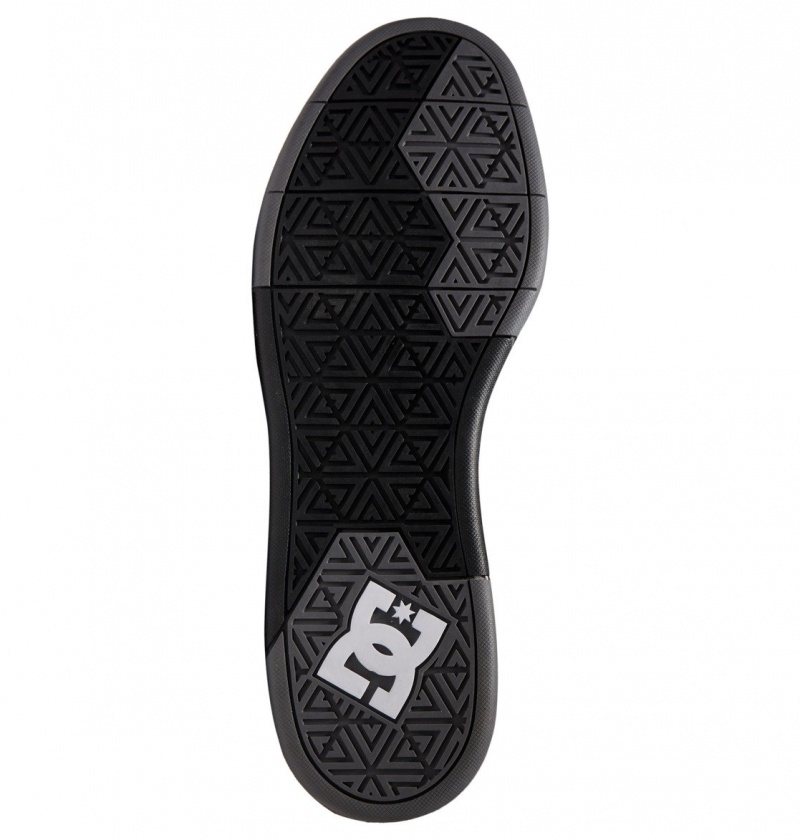 Black / Grey DC Shoes DC Cure - Leather Skate Shoes | 695AMJGOD