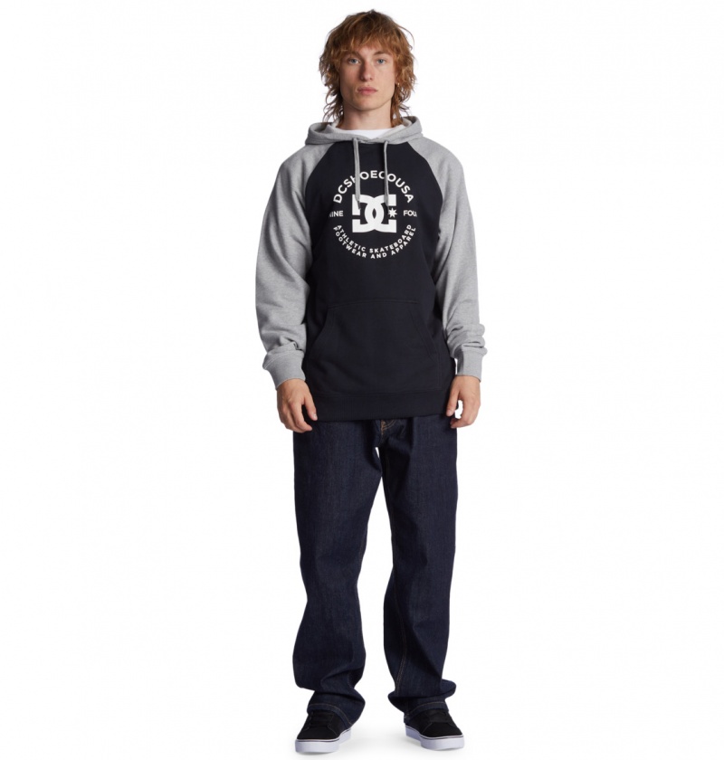 Black / Grey Heather DC Shoes DC Star Pilot - Hoodie | 657ZEVOLS