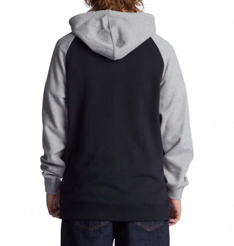 Black / Grey Heather DC Shoes DC Star Pilot - Hoodie | 657ZEVOLS