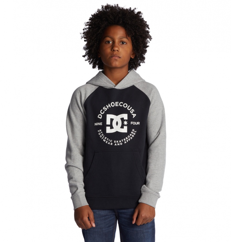 Black / Grey Heather DC Shoes DC Star Pilot - Hoodie 8-16 | 370VTEOMR