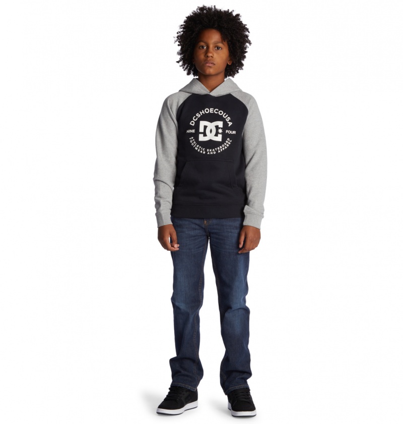 Black / Grey Heather DC Shoes DC Star Pilot - Hoodie 8-16 | 370VTEOMR