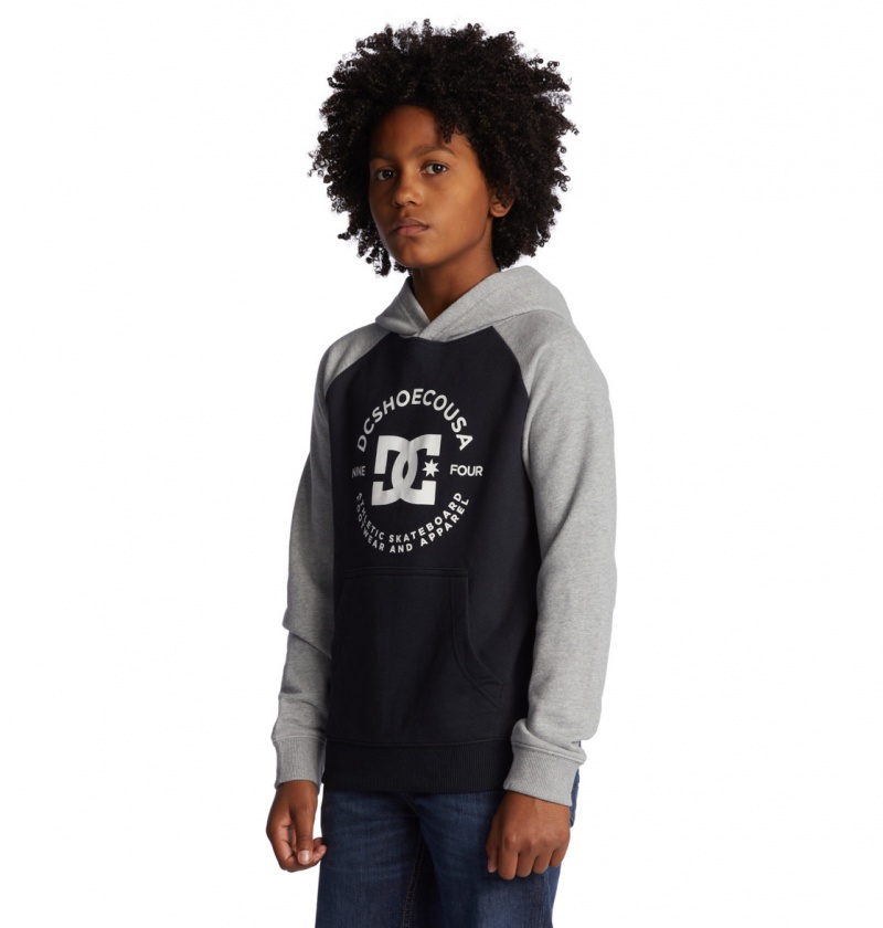 Black / Grey Heather DC Shoes DC Star Pilot - Hoodie 8-16 | 370VTEOMR