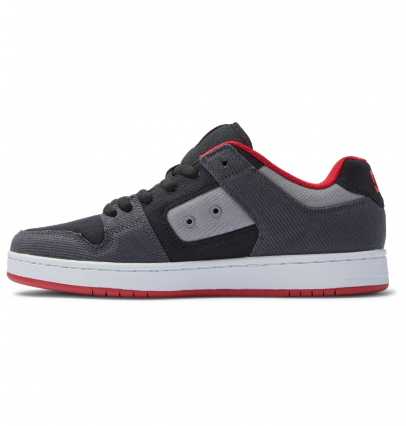 Black / Grey / Red DC Shoes Manteca Zero Waste - Recycled Shoes | 140XZMDFI
