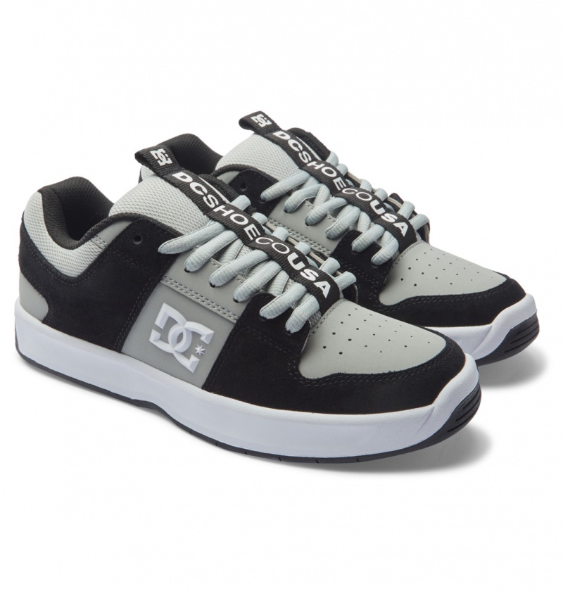 Black / Grey / White DC Shoes Lynx Zero - Leather Shoes | 051GWPSIQ