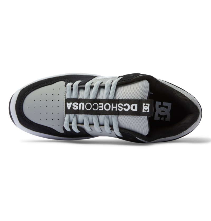 Black / Grey / White DC Shoes Lynx Zero - Leather Shoes | 051GWPSIQ