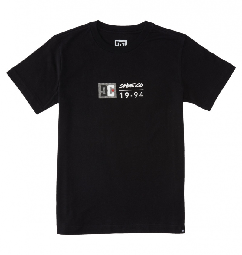 Black / Greystone DC Shoes DC Split Star - T-Shirt | 715XODEPN