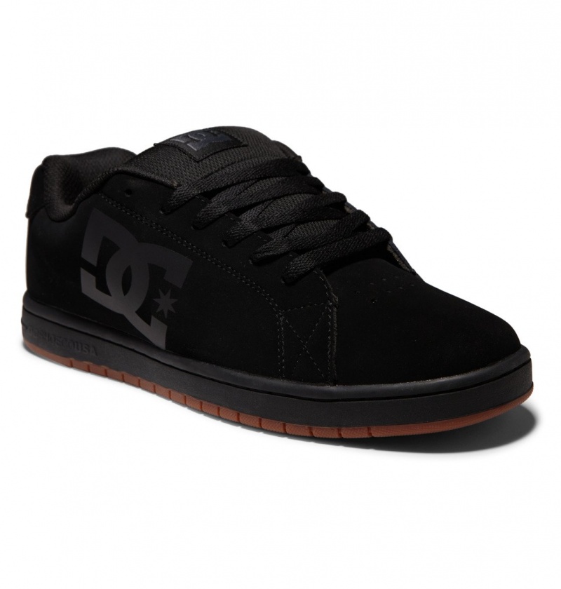 Black / Gum DC Shoes Gaveler - Leather Shoes | 596CSZQHX