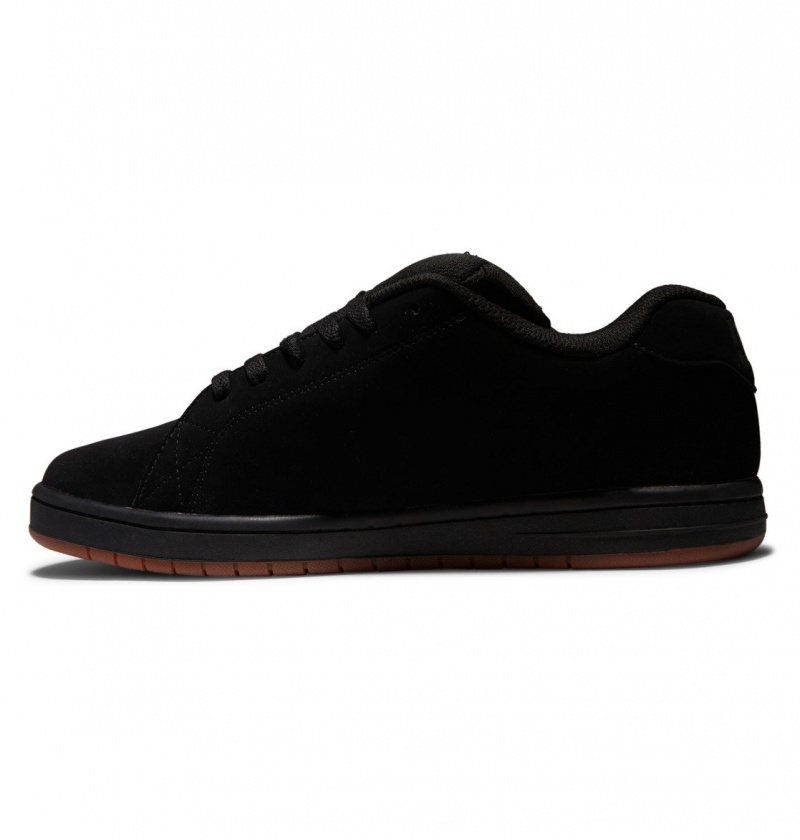 Black / Gum DC Shoes Gaveler - Leather Shoes | 596CSZQHX