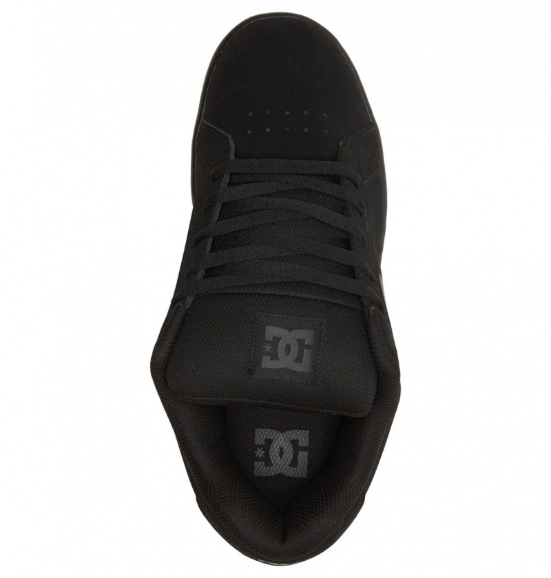 Black / Gum DC Shoes Gaveler - Leather Shoes | 596CSZQHX