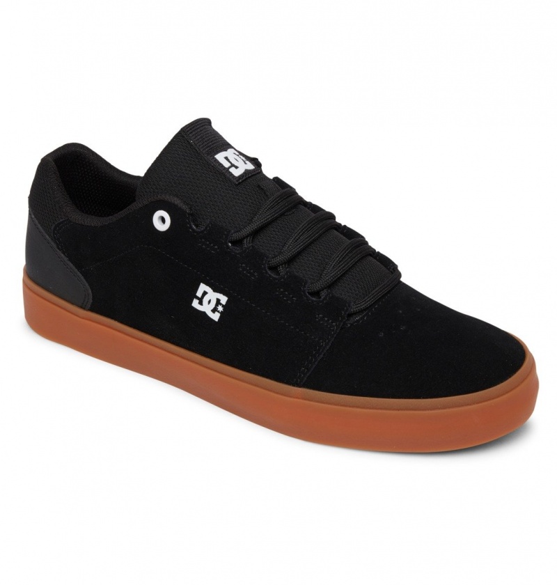 Black / Gum DC Shoes Hyde - Leather Shoes | 832WKPIHZ