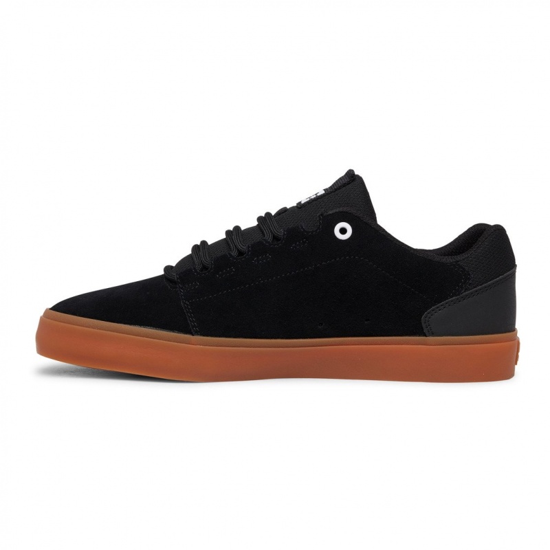 Black / Gum DC Shoes Hyde - Leather Shoes | 832WKPIHZ