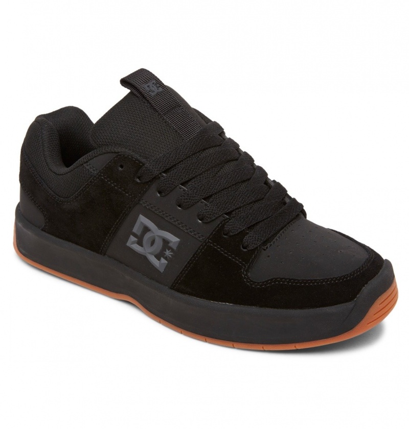 Black / Gum DC Shoes Lynx Zero - Leather Shoes | 596KNZQMY