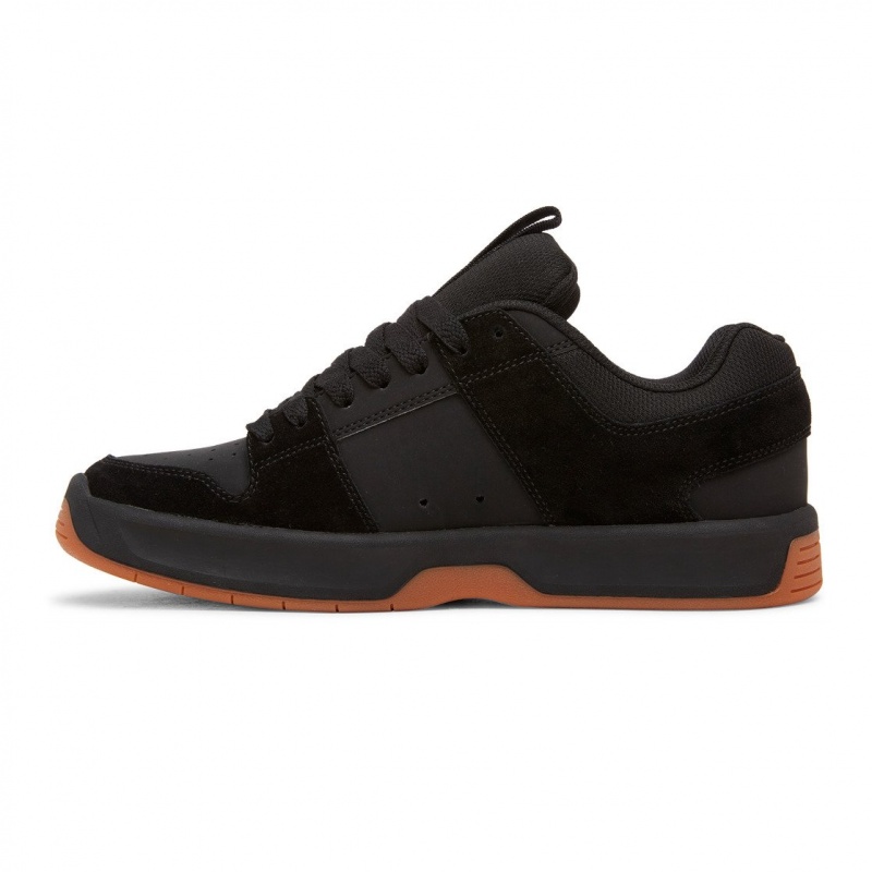 Black / Gum DC Shoes Lynx Zero - Leather Shoes | 596KNZQMY