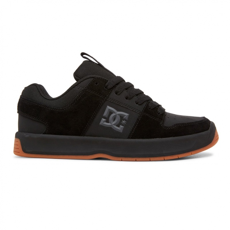 Black / Gum DC Shoes Lynx Zero - Leather Shoes | 596KNZQMY