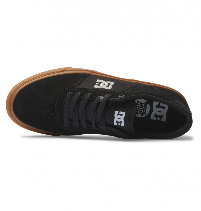 Black / Gum DC Shoes Teknic - Leather Shoes | 125ZWVODG