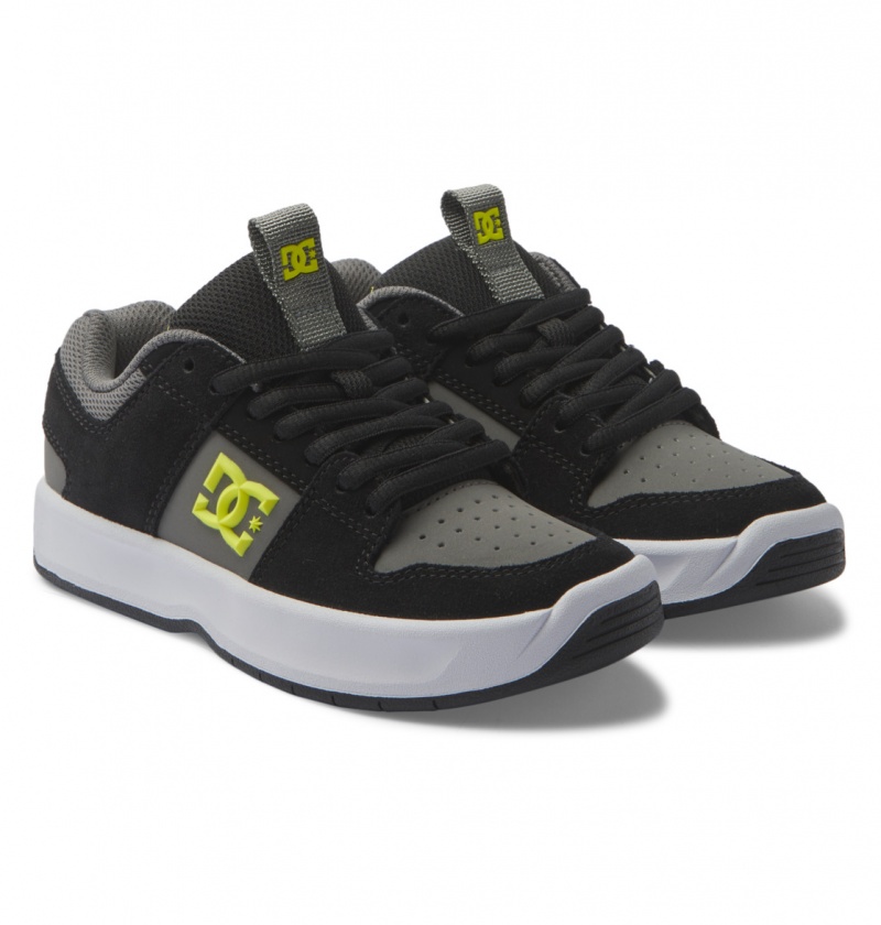 Black / Lime DC Shoes Lynx Zero - Leather Shoes | 137LWCOVI