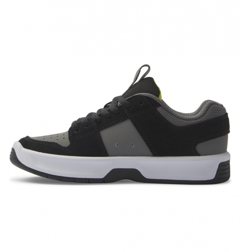 Black / Lime DC Shoes Lynx Zero - Leather Shoes | 137LWCOVI