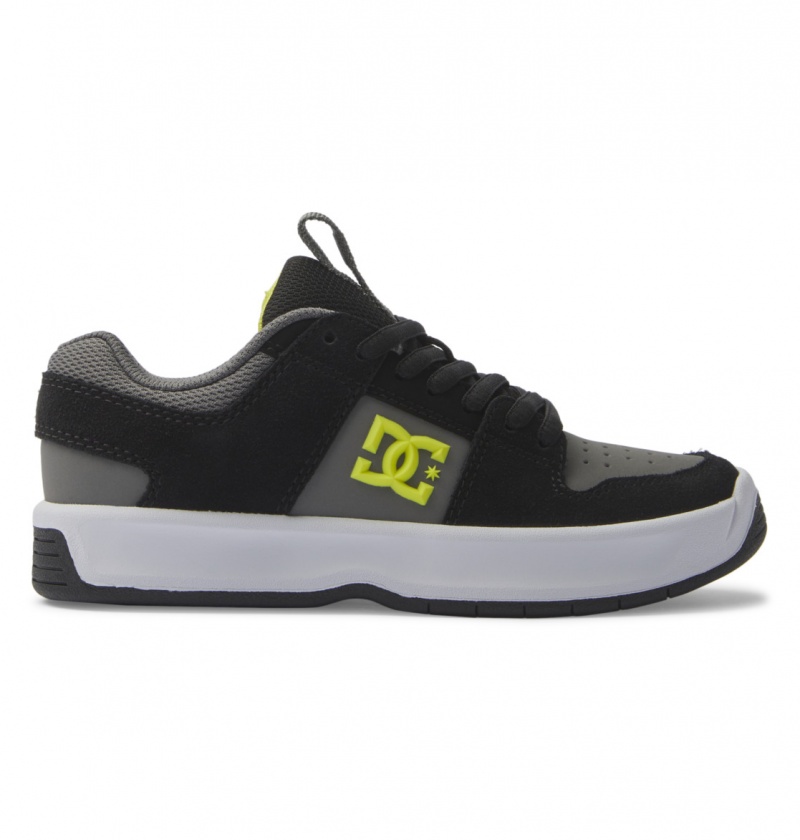 Black / Lime DC Shoes Lynx Zero - Leather Shoes | 137LWCOVI