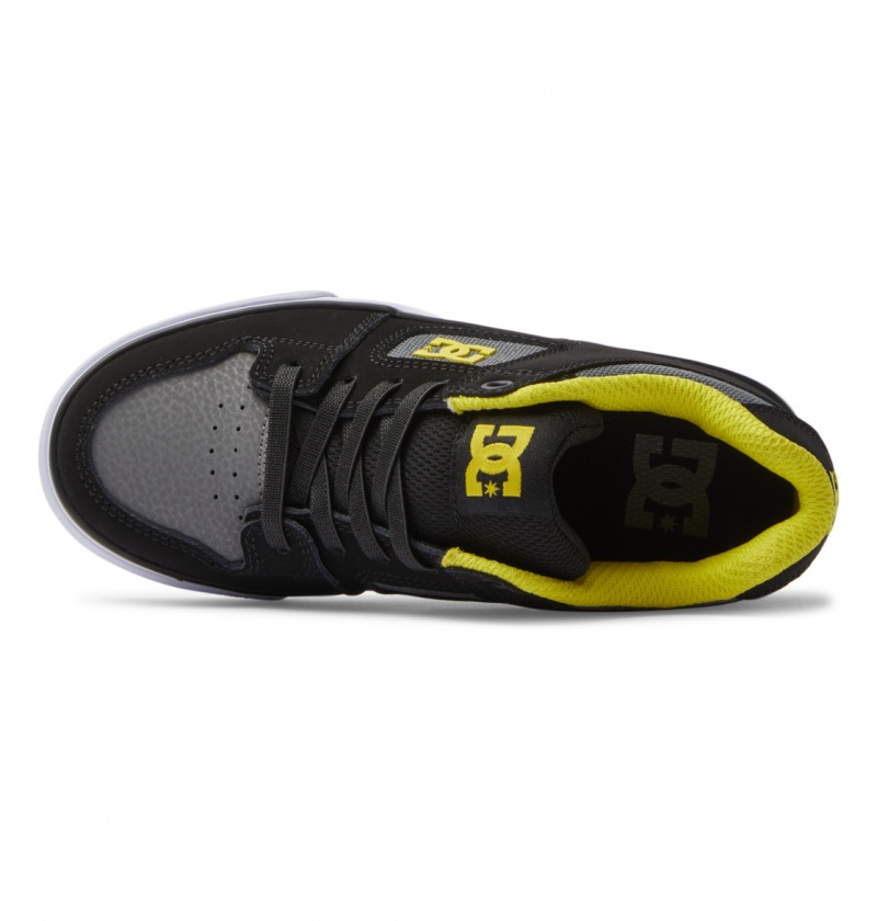 Black / Lime Green DC Shoes Pure Elastic - Shoes 8-16 | 387RVNZIL